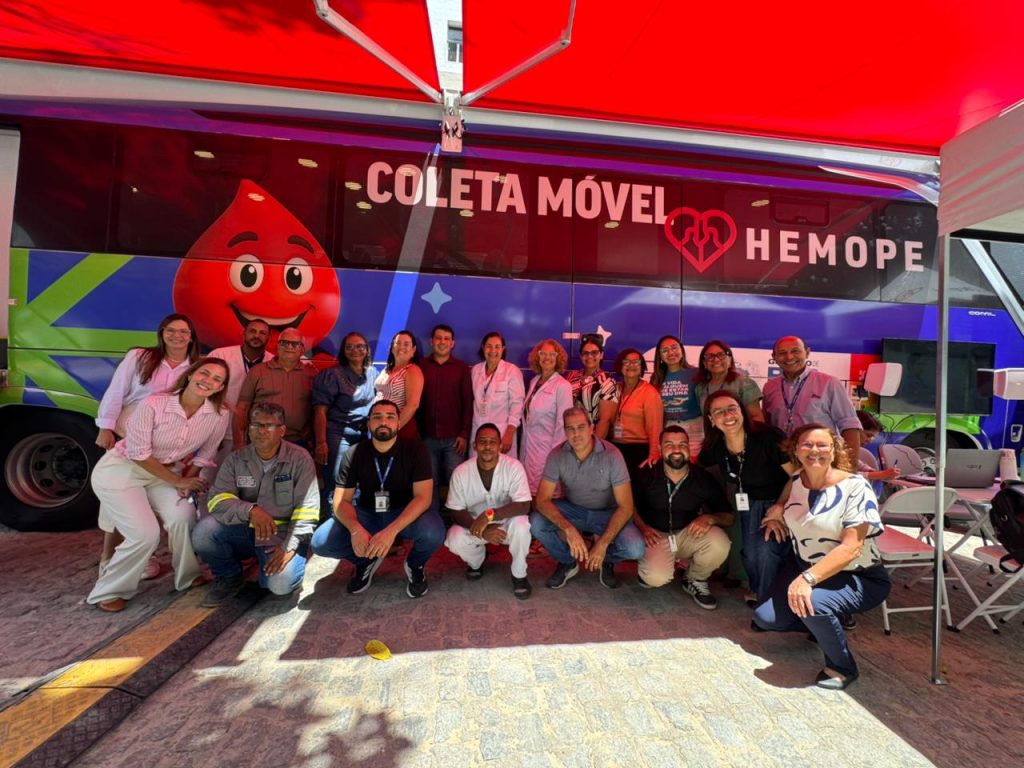 Hemope recebe unidade móvel de coleta de sangue