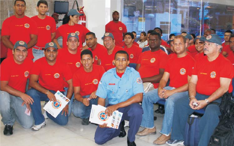 Alunos do curso de formação de Bombeiro Civil - Agma